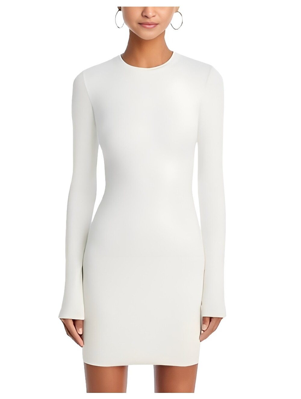 Cotton Citizen Verona Crewneck Mini Dress in Ivory Small NWT
